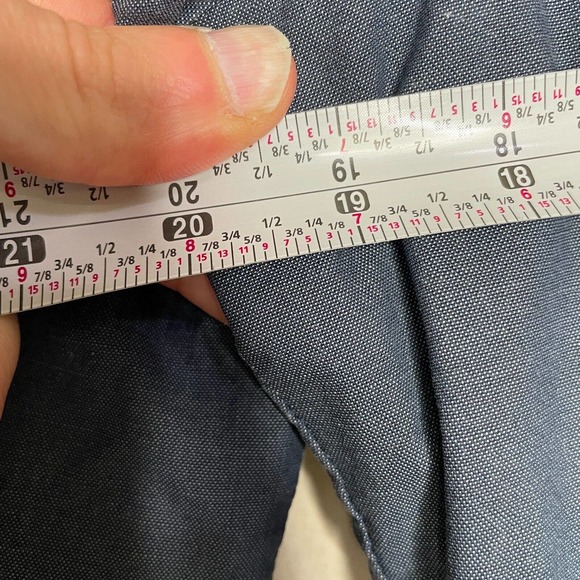 Jack Purcell Small Mens Blue Reversible Long Sleeve Collared Button Up Shirt - Picture 9 of 10